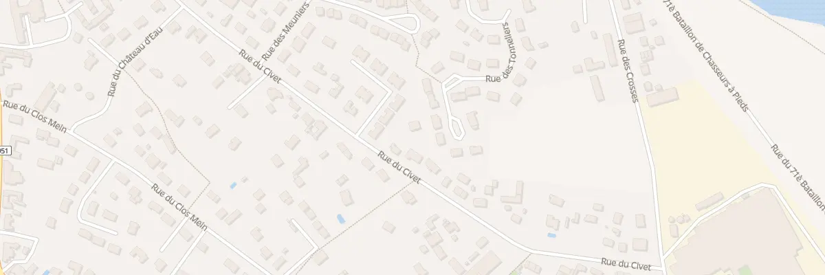 Plan du 45B Rue du Civet à Jargeau