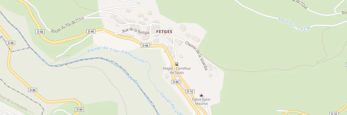 Plan du 65 Fetges à Sauto