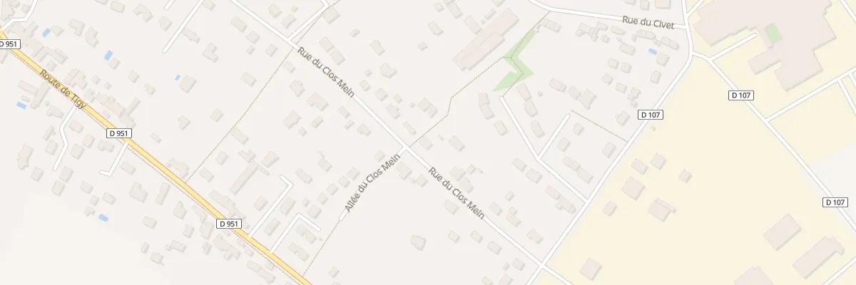 Plan du 6019 Rue du Clos Mein à Jargeau