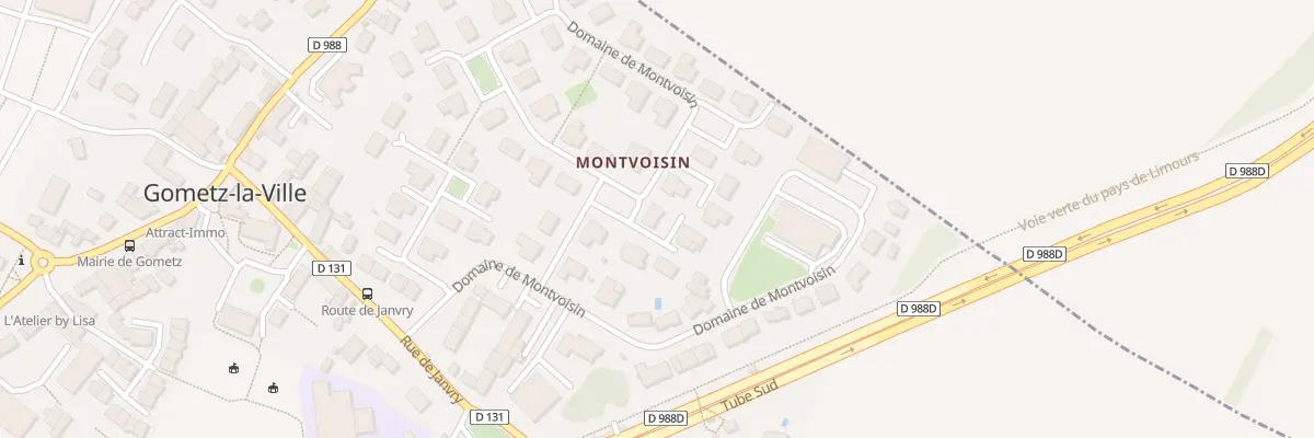 Plan du 57 Dom de Montvoisin à Gometz-la-Ville