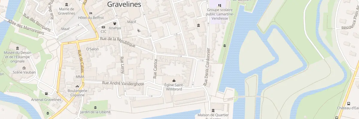 Plan du 38 Rue de la République à Gravelines