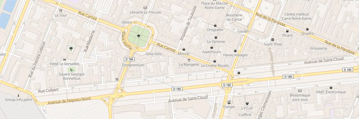 Plan du 32 Rue Carnot à Versailles