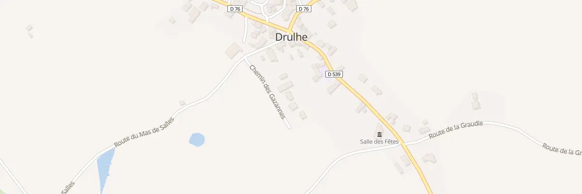 Plan du 5195 Les Gazanes à Drulhe