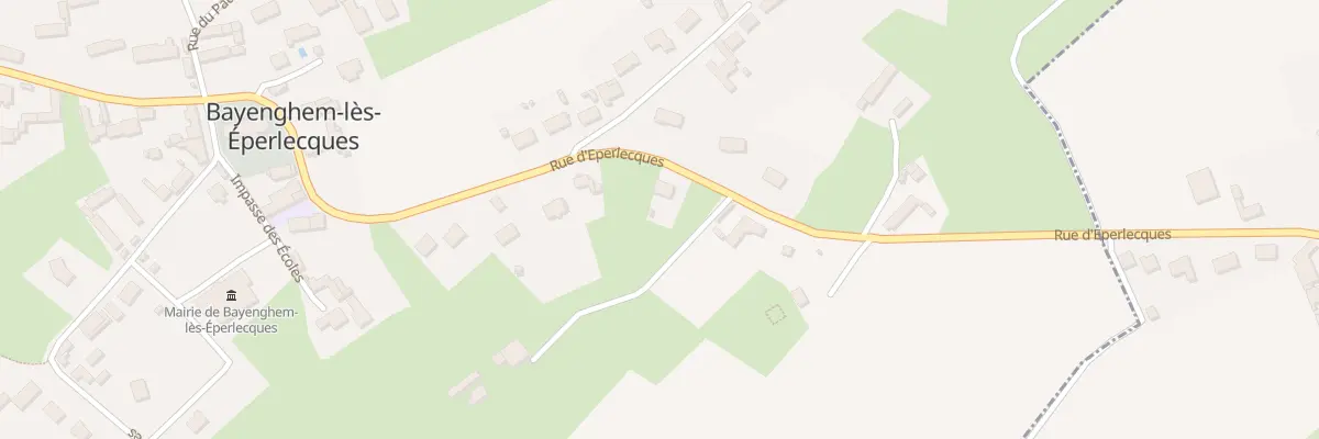 Plan du 10845 Rue d’Eperlecques à Bayenghem-lès-Éperlecques