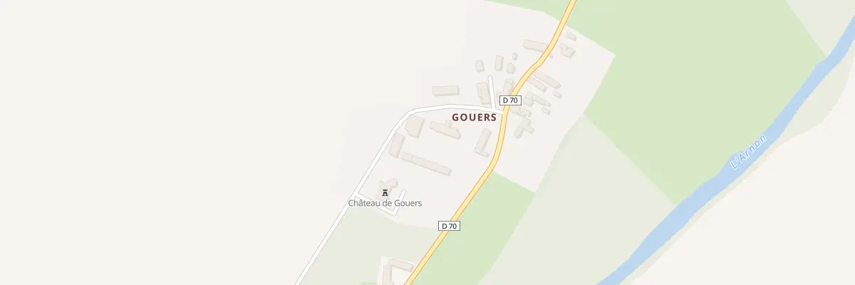Plan du 5165 Gouers à Ségry