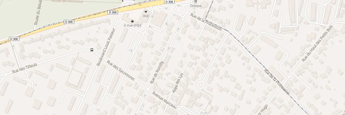 Plan du 54 Rue de Romilly au Mesnil-le-Roi