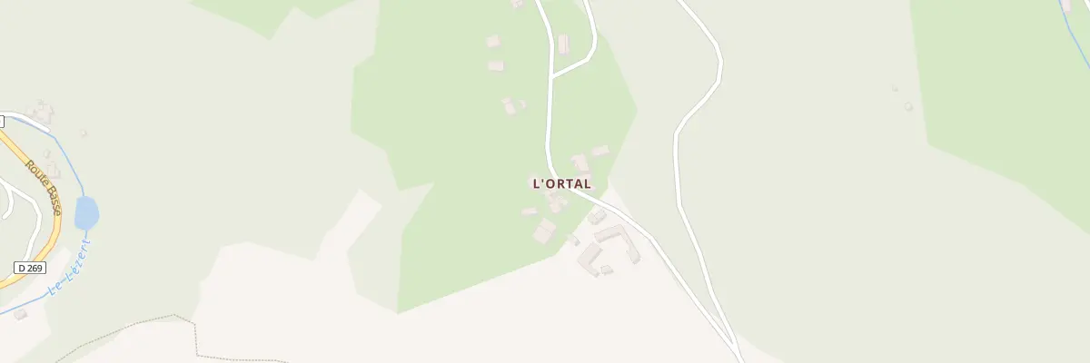 Plan du 5300 Lortal au Bas Ségala