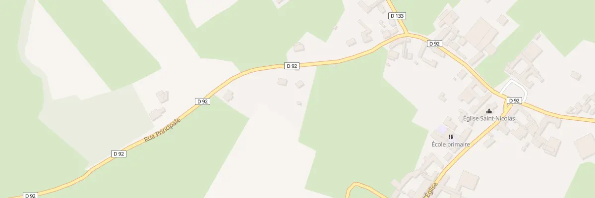 Plan du 5 Rue Principale le Village à Audincthun