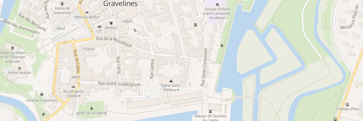 Plan du 42 Rue de la République à Gravelines