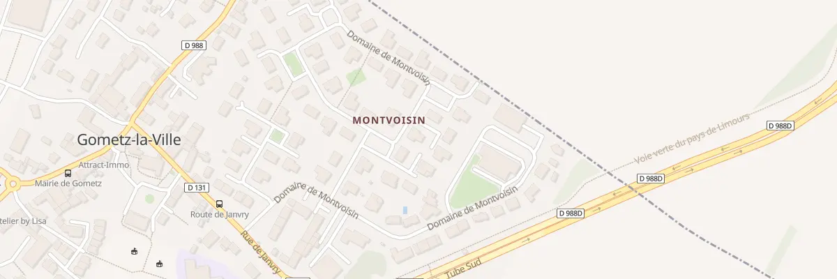 Plan du 55 Dom de Montvoisin à Gometz-la-Ville