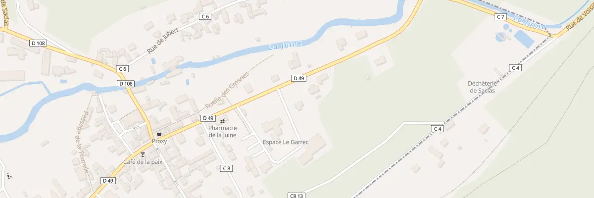 Plan du 8B Av Jean Jaurès à Saclas