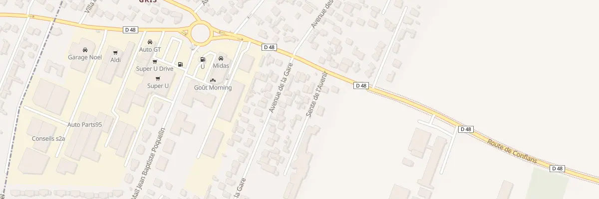 Plan du 5 Av de la Gare à Herblay-sur-Seine