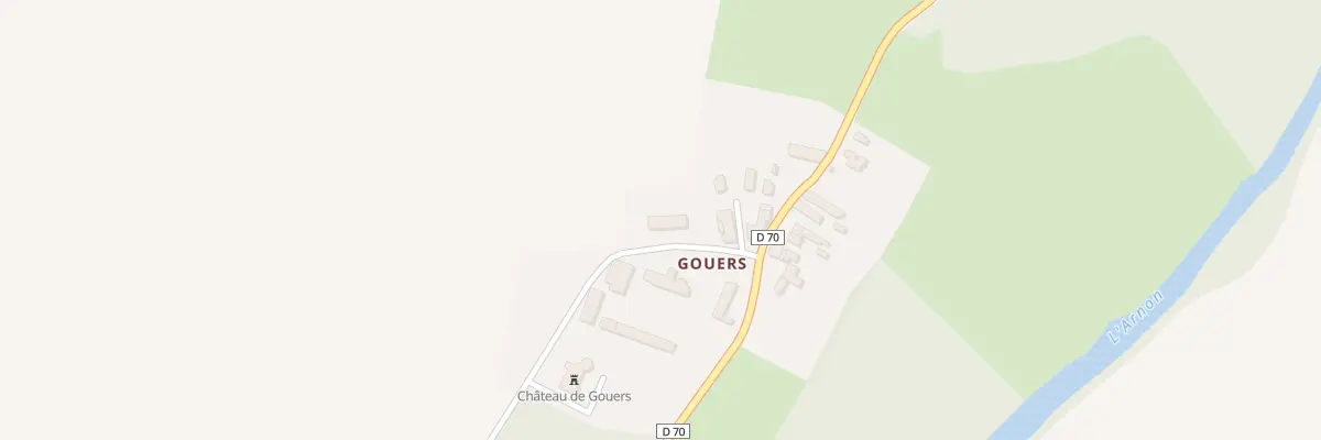 Plan du 5168 Gouers à Ségry