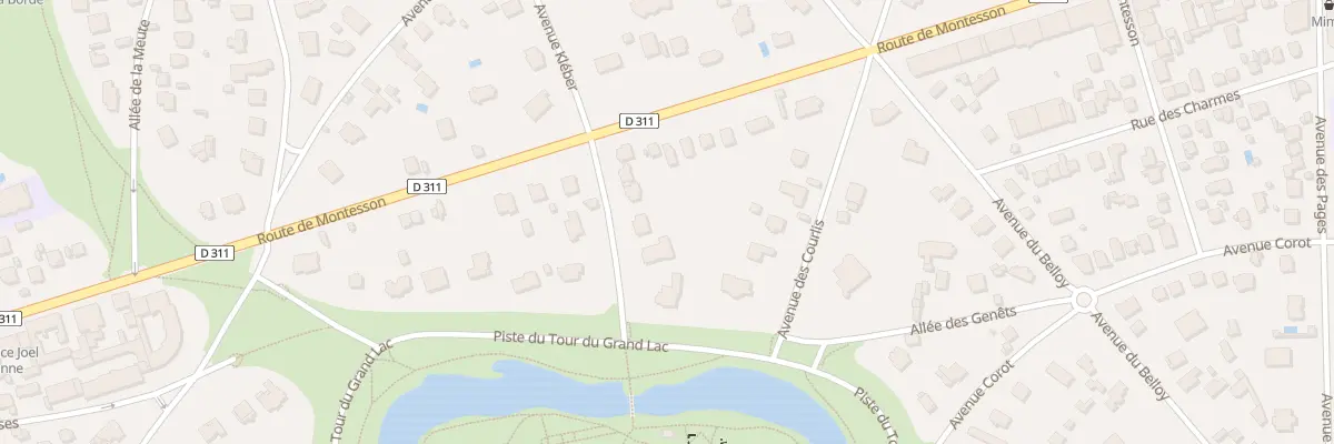 Plan du 6 Av Kléber au Vésinet