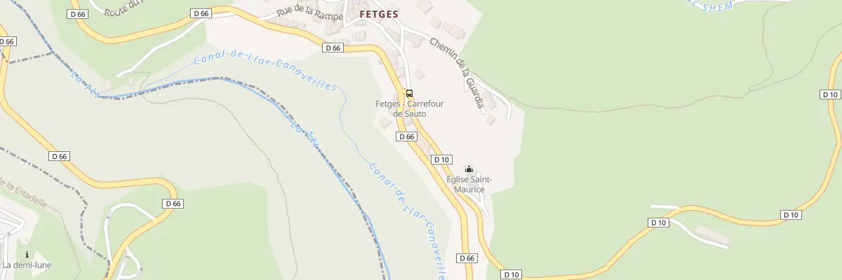 Plan du 63 Fetges à Sauto