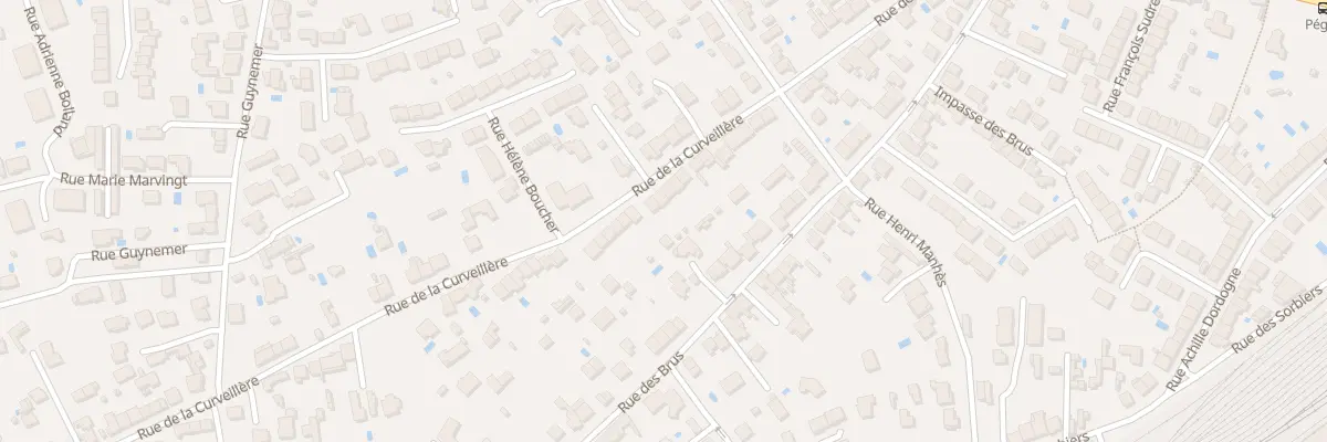 Plan du 39 Rue de la Curveillère à Albi