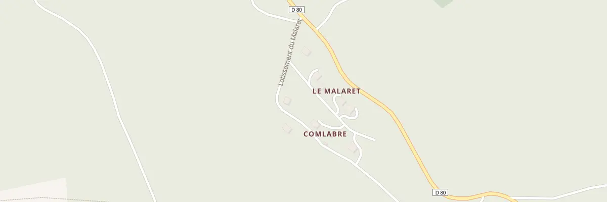 Plan du 5310 Comlabre à Saint-Setiers