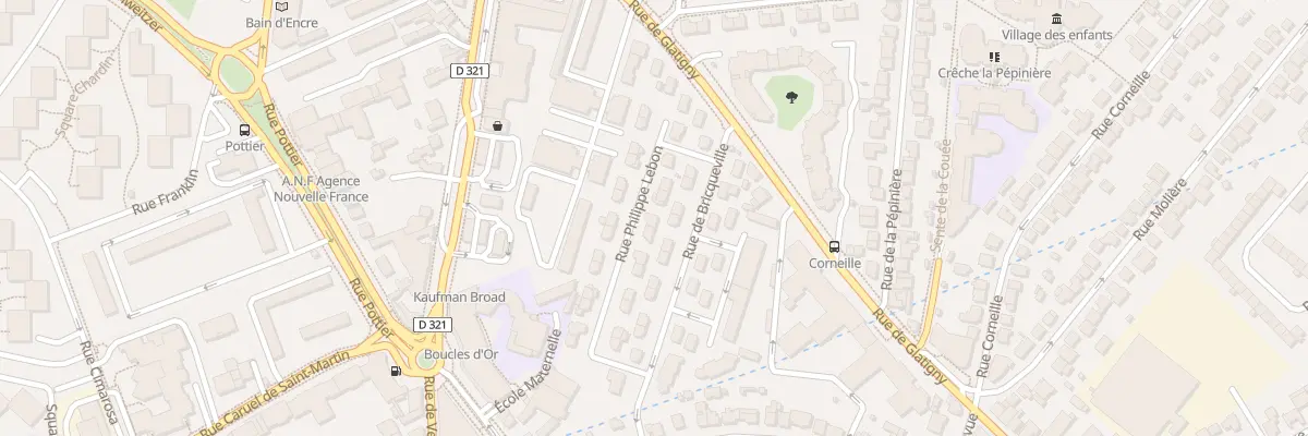 Plan du 16 Rue Philippe Lebon au Chesnay-Rocquencourt