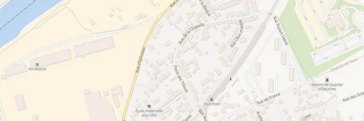 Plan du 1 Rue des Tilleuls à Saint-Ouen-l’Aumône