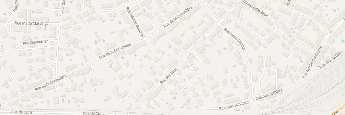 Plan du 54 Rue des Brus à Albi