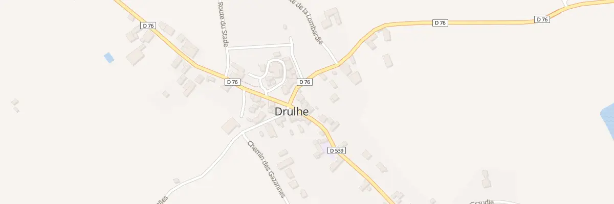 Plan du 5012 Le Bourg à Drulhe