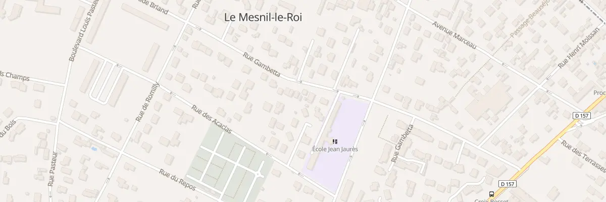 Plan du 19 Rue Gambetta au Mesnil-le-Roi