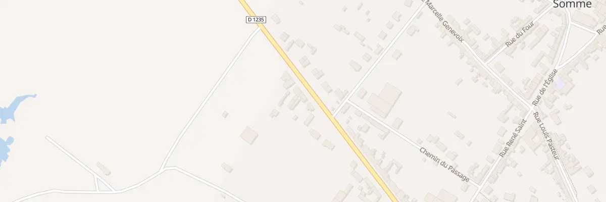 Plan du 25 Rue Charles de Gaulle à Belloy-sur-Somme