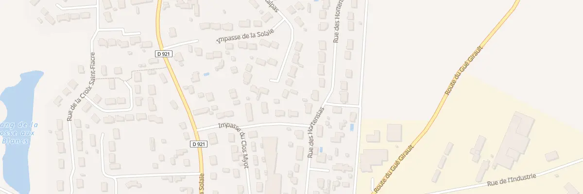 Plan du 23 Rue des Catalpas à Saint-Denis-de-l’Hôtel
