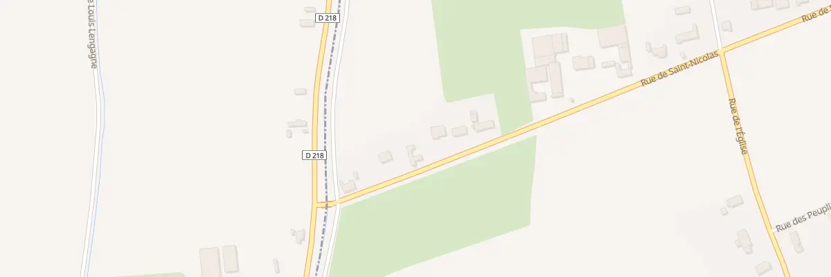Plan du 100 Rue de Saint Nicolas à Sainte-Marie-Kerque