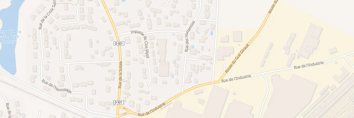 Plan du 9 Imp des Beaugines à Saint-Denis-de-l’Hôtel