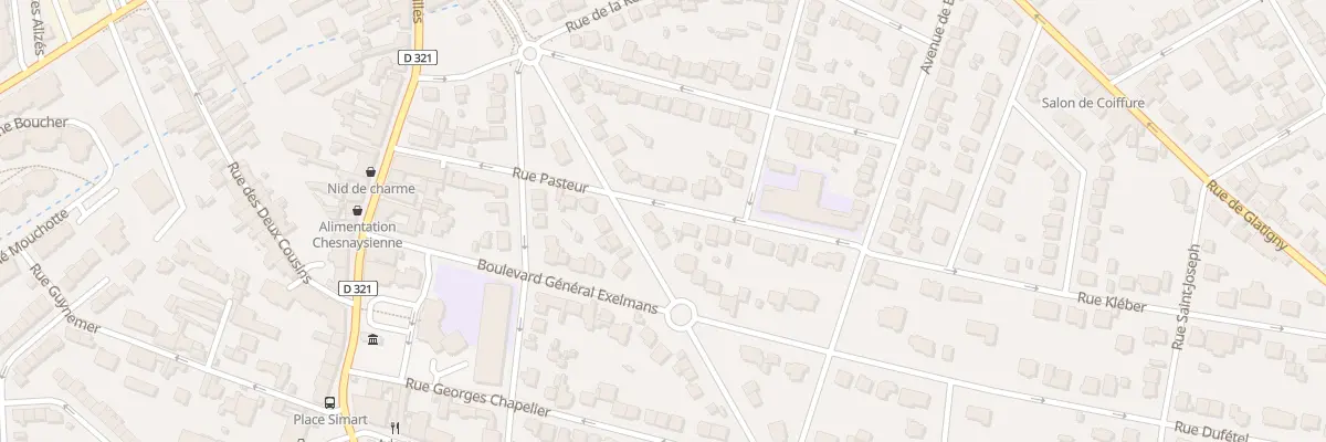 Plan du 27 Av de Rocquencourt au Chesnay-Rocquencourt