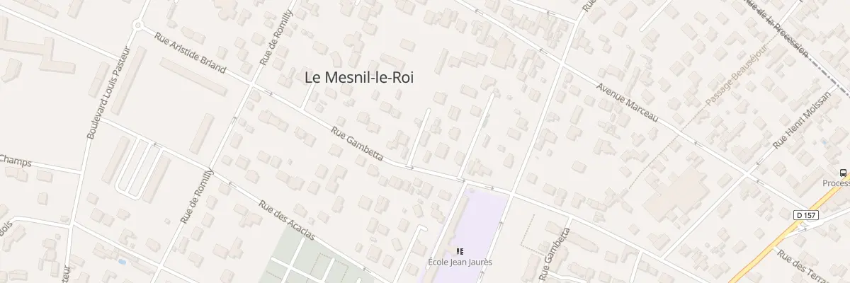Plan du 60 Rue Gambetta au Mesnil-le-Roi