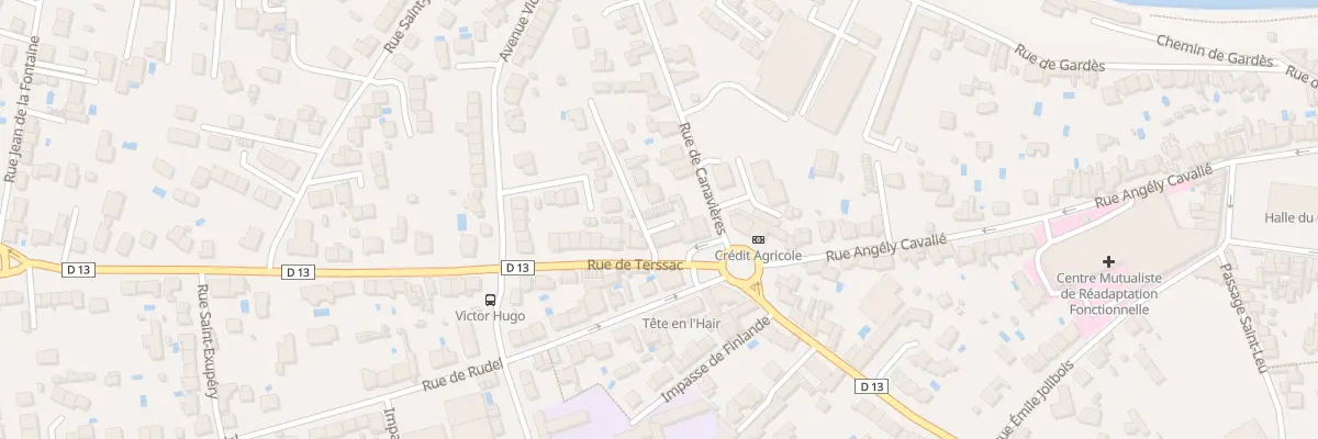 Plan du 8 Rue de Terssac à Albi
