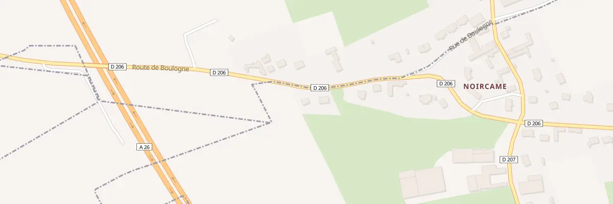 Plan du 219 Rte de Licques à Zudausques