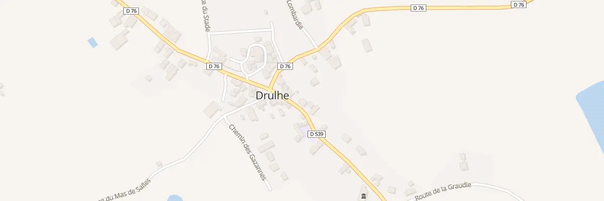 Plan du 5010 Drulhe à Drulhe