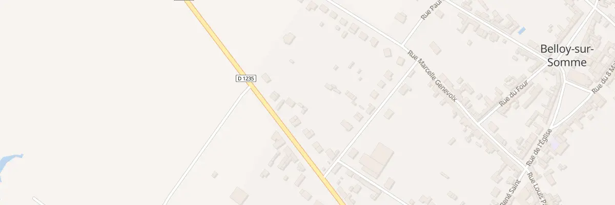 Plan du 36 Rue Charles de Gaulle à Belloy-sur-Somme