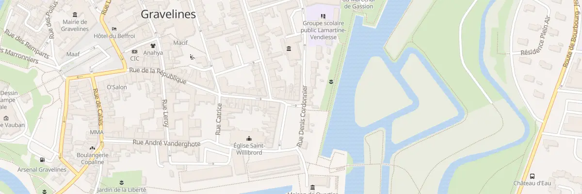Plan du 35 Rue de la République à Gravelines