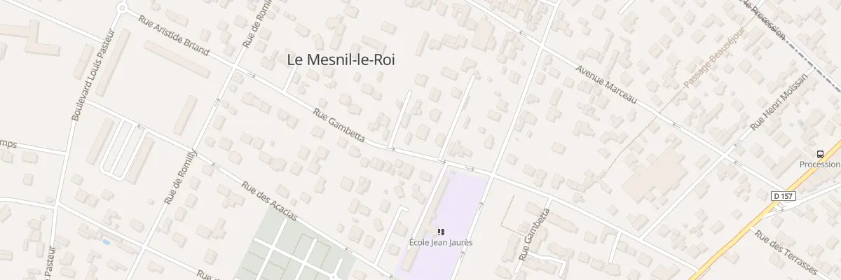 Plan du 56 Rue Gambetta au Mesnil-le-Roi