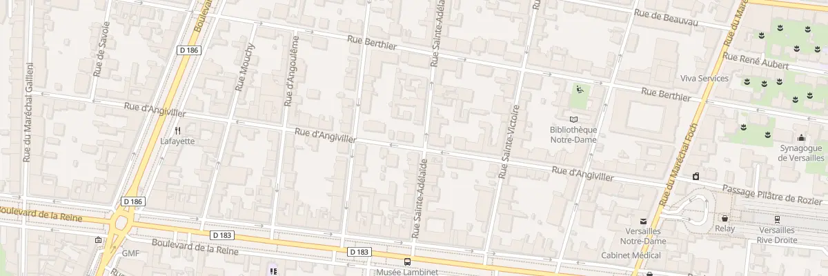 Plan du 27 Rue d’Angiviller à Versailles