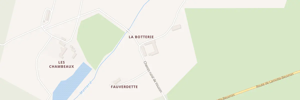 Plan du 167 La Botterie à Souvigny-en-Sologne