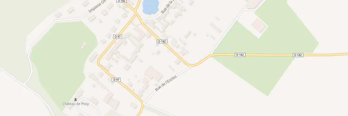 Plan du 2 Rue de l’Enclos à Pissy