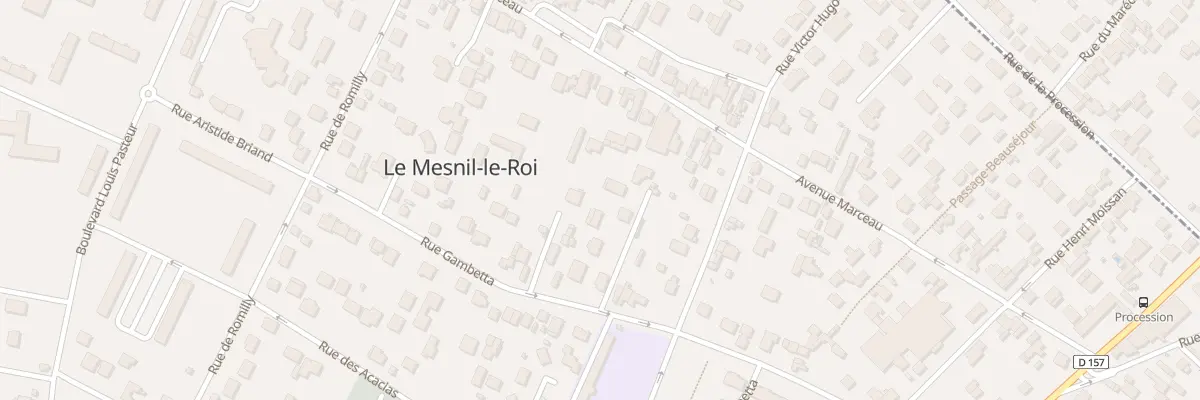 Plan du 52 Rue Gambetta au Mesnil-le-Roi
