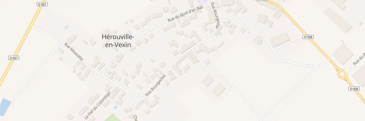 Plan du 15 Rue Bourgeoise à Hérouville-en-Vexin