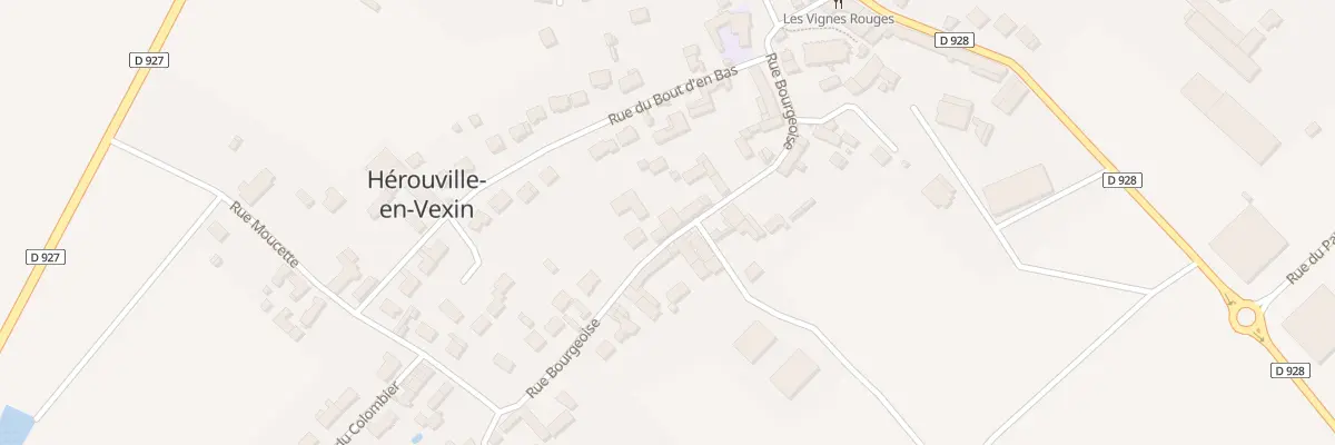 Plan du 8B Rue Bourgeoise à Hérouville-en-Vexin