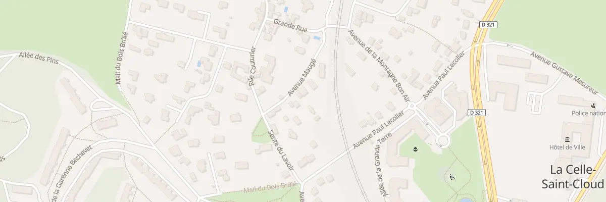 Plan du 9 Av Mauge à La Celle-Saint-Cloud