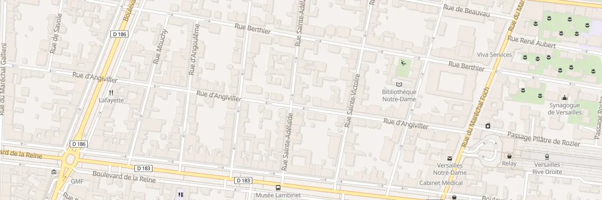 Plan du 29 Rue d’Angiviller à Versailles