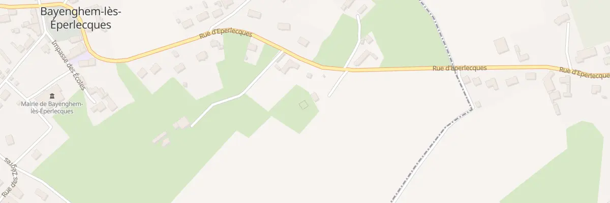 Plan du 10996 Rue d’Eperlecques à Bayenghem-lès-Éperlecques