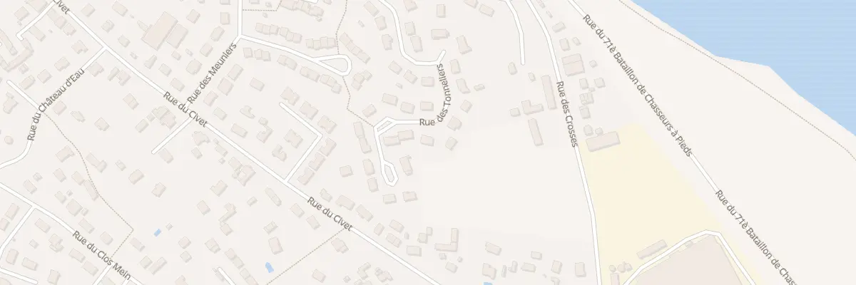 Plan du 25 Rue des Tonneliers à Jargeau