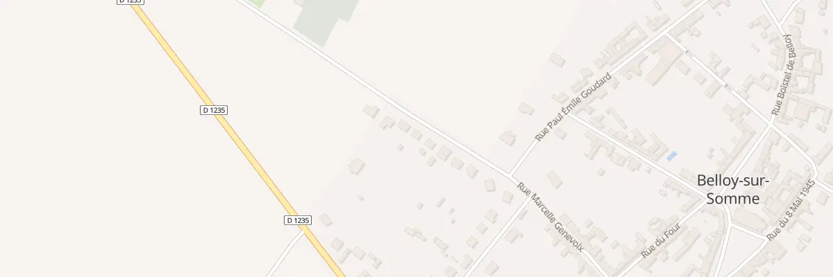 Plan du 45 Rue Marcelle Genevoix à Belloy-sur-Somme