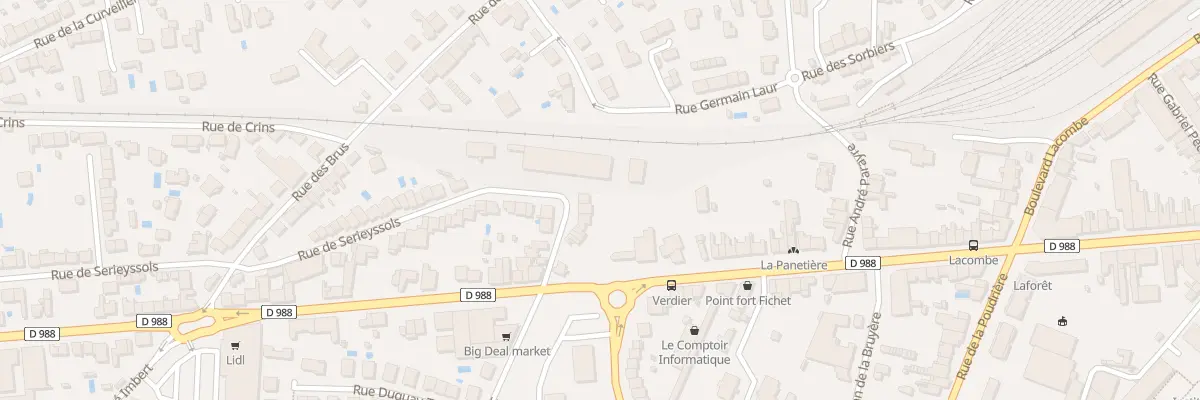 Plan du 8 Rue de Sérieyssols à Albi